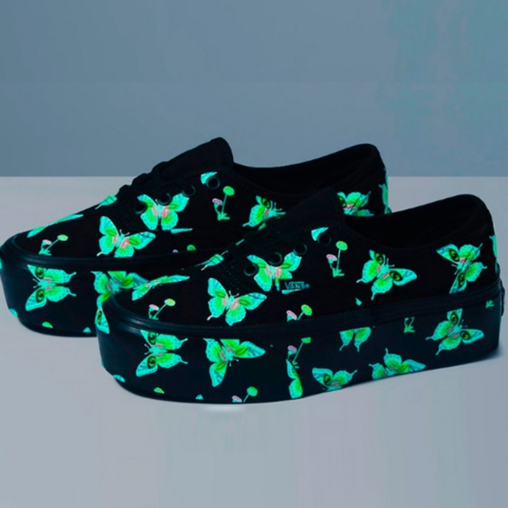 Vans Authentic Stac Morph Glow In The Dark Sneake… - image 3